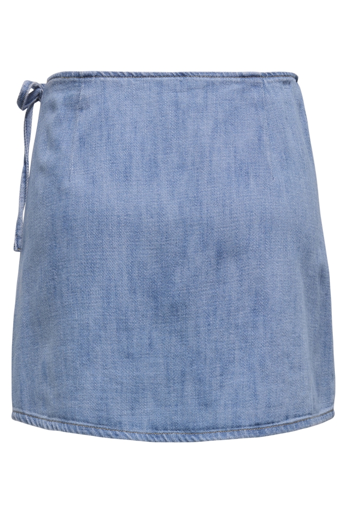 ONLNOELLE WRAP SKIRT DNM YOR 15327151 LIGHT BLUE DENIM